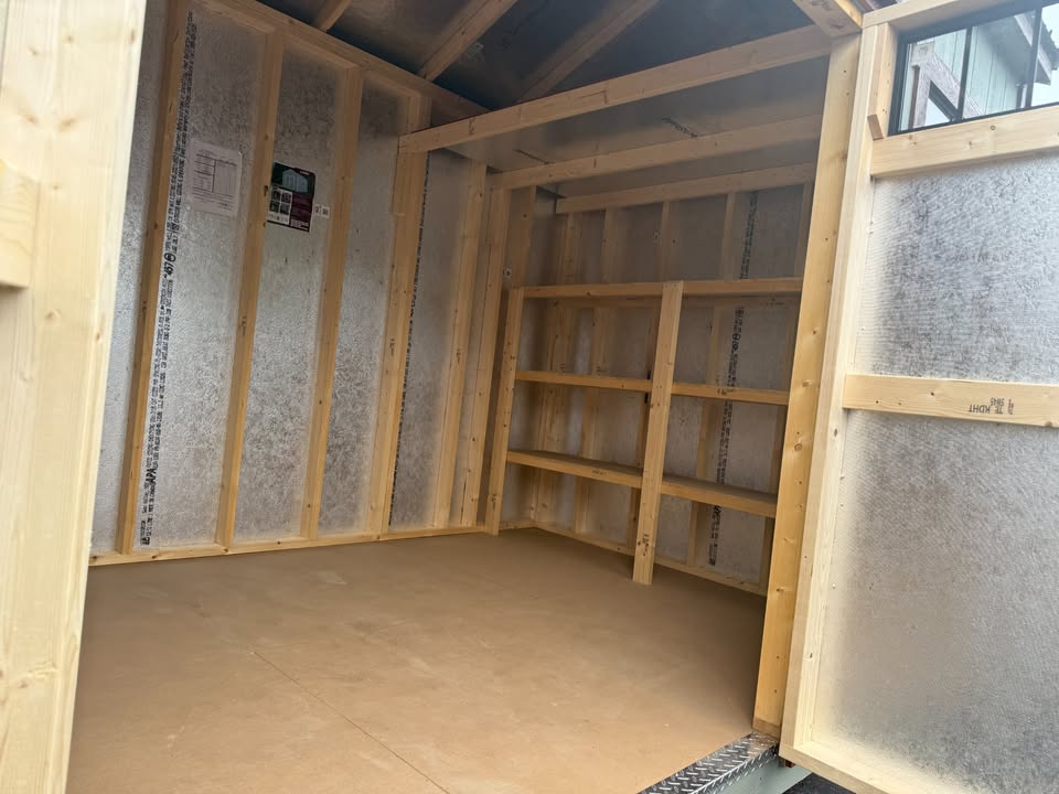 8 x 12 A Frame High Wall Shed $3,887