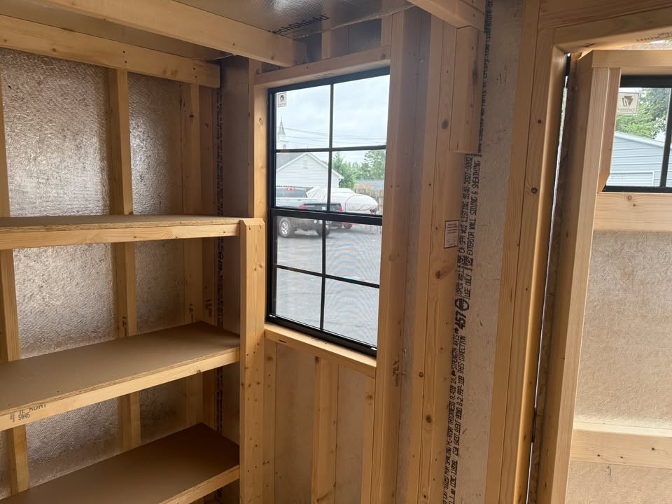 8 x 12 A Frame High Wall Shed $3,887