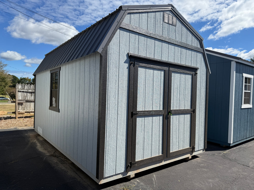 10×16 Lofted Low Wall Shed $5,312
