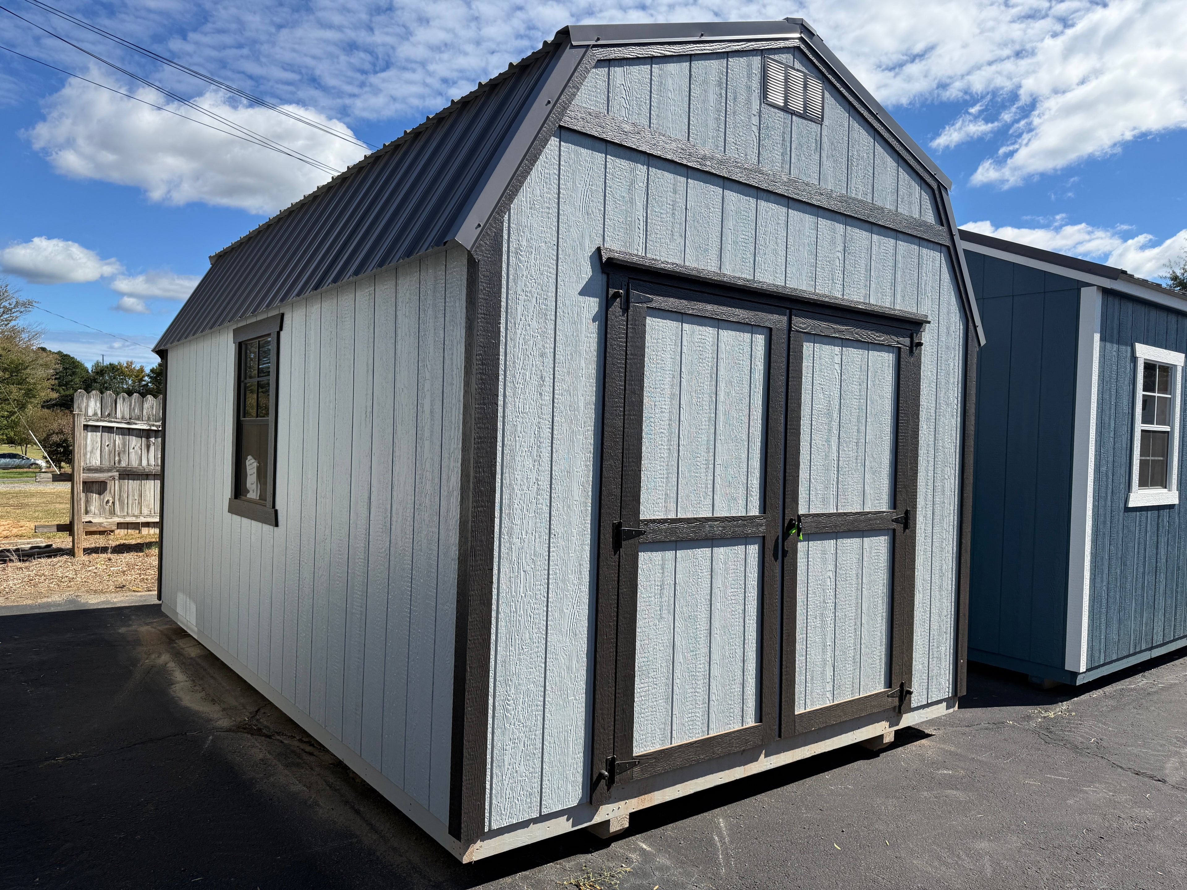 10×16 Lofted Low Wall Shed $5,312
