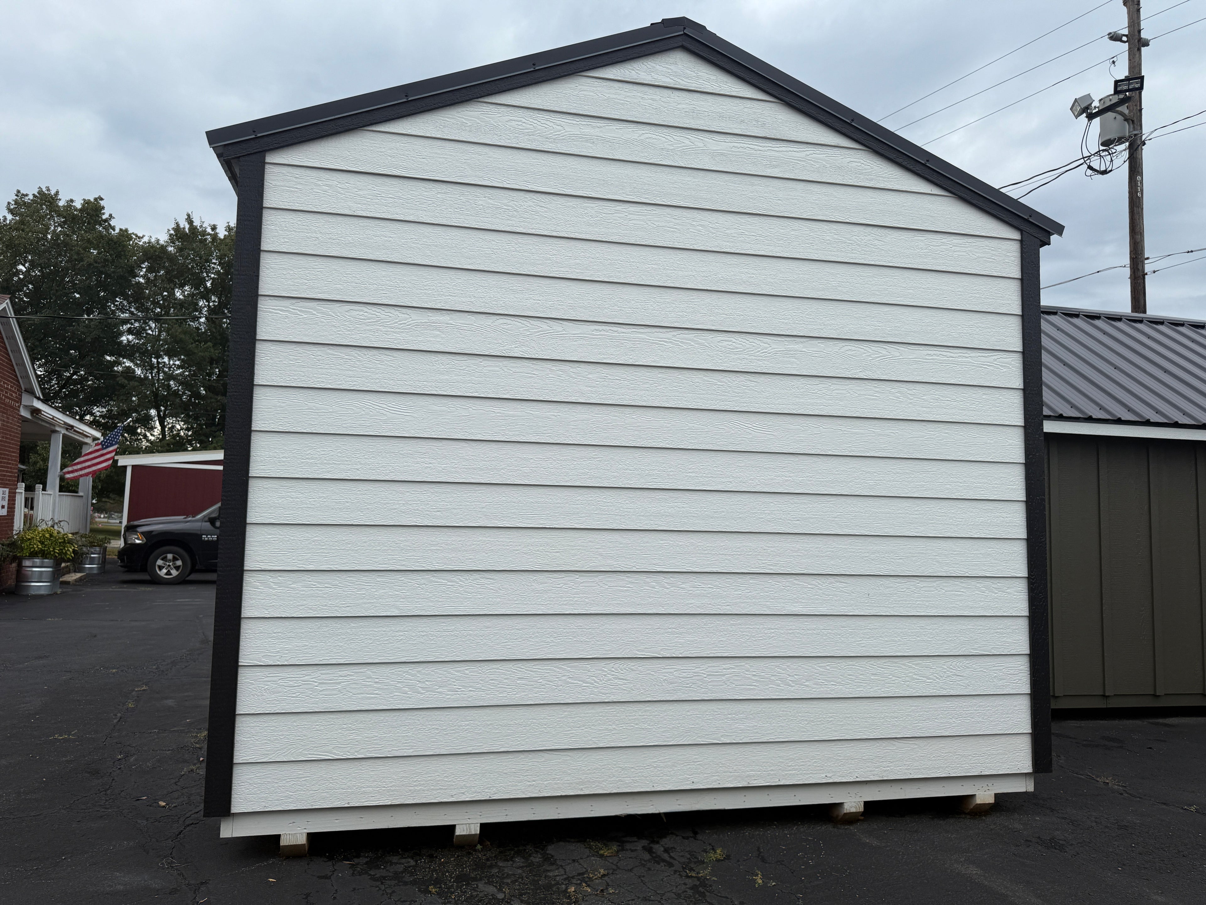 12 x 16 A Frame Shed with Porch $8,290