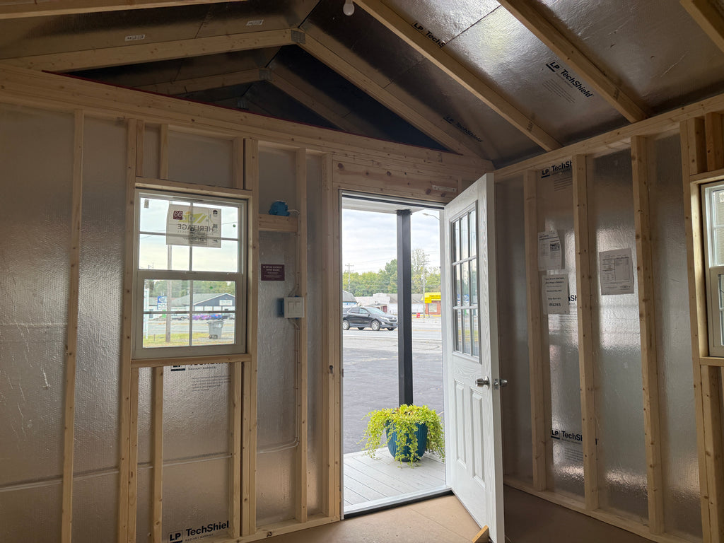 12 x 16 A Frame Shed with Porch $8,290