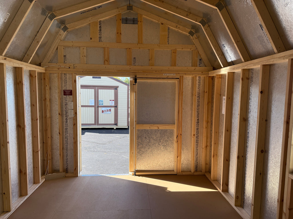 10×16 Lofted Low Wall Shed $5,312