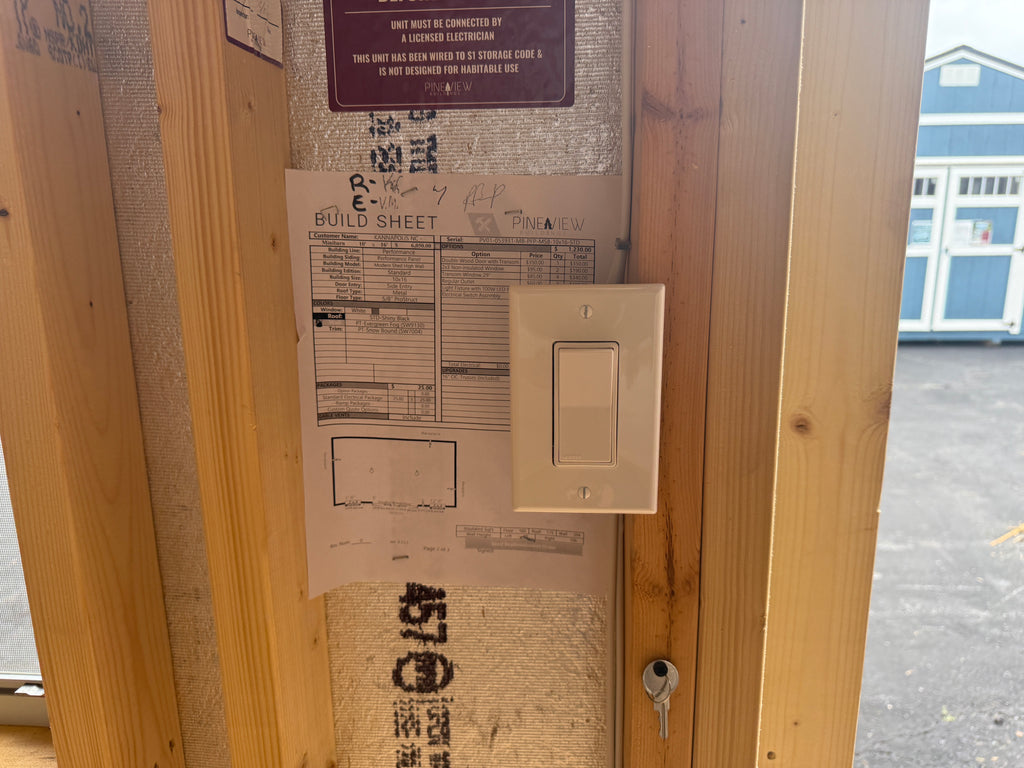 10 x 16 Modern Shed $6,209