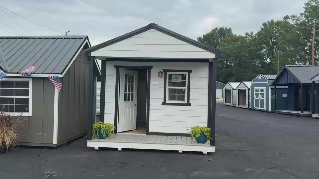 12 x 16 A Frame Shed with Porch $8,290