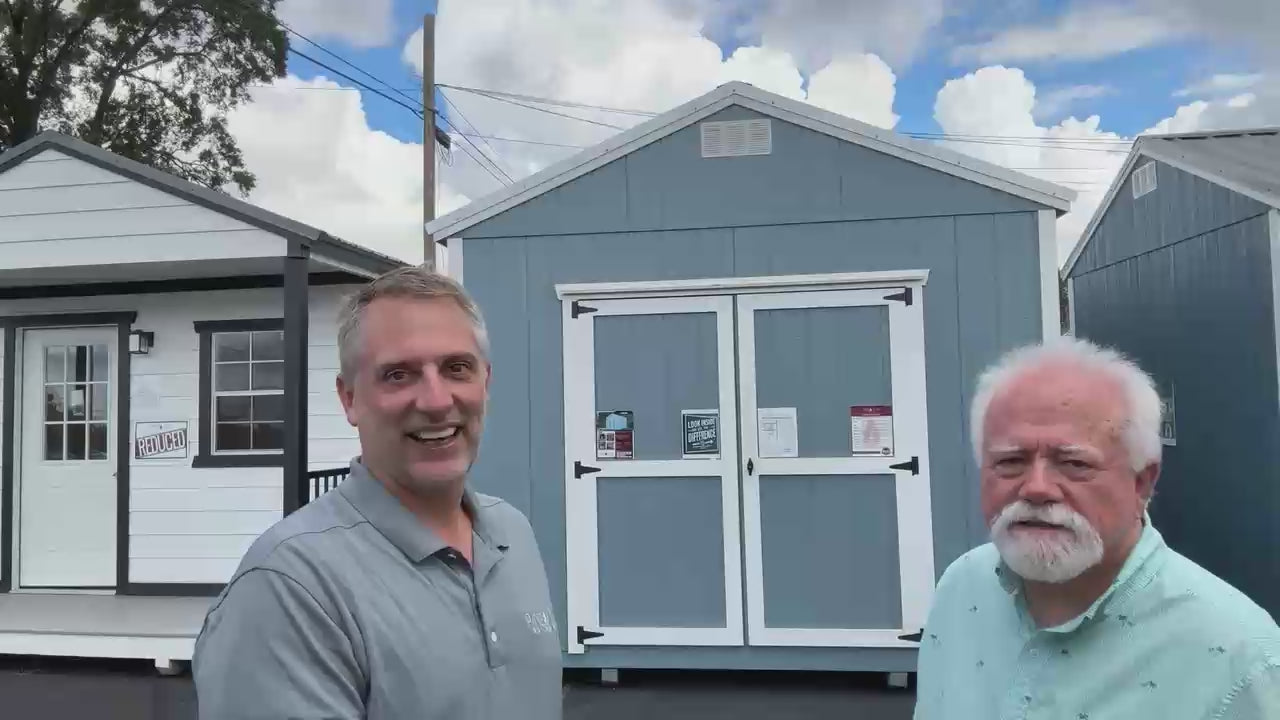 12 x 24 A Frame High Wall Shed